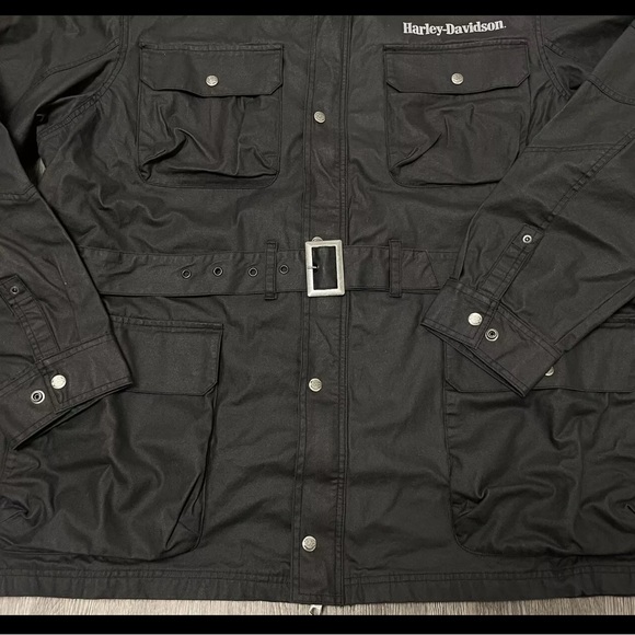 Harley Davidson Riding Jacket Motorcycle Coat #1 Men's Size Large (97403-24VM) - Picture 2 of 8
